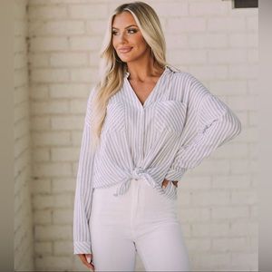 NWOT Miou Muse Button Down